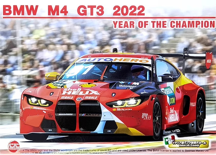 BMW M4 GT3 2022 DTM Year of the Champion Hobby NUNU 1/24 plastic kit PN24045