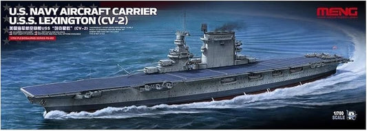 USN LEXINGTON CV-2 Aircraft Carrier MENG 1/700 plastic kit PS-002