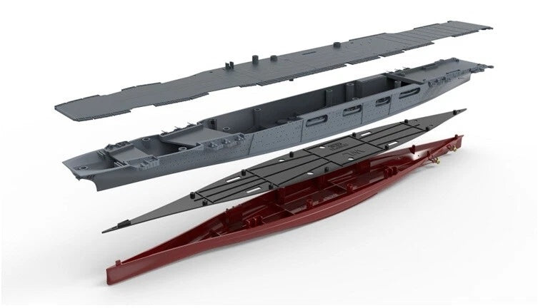 USN LEXINGTON CV-2 Aircraft Carrier MENG 1/700 plastic kit PS-002