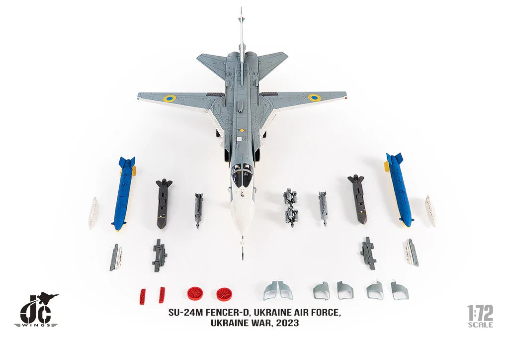 Sukhoi Su-24M Fencer-D Ukrainian AF JC Wings 1/72 die-cast 72-SU24-001