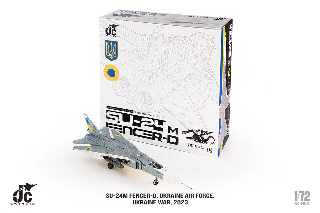 Sukhoi Su-24M Fencer-D Ukrainian AF JC Wings 1/72 die-cast 72-SU24-001