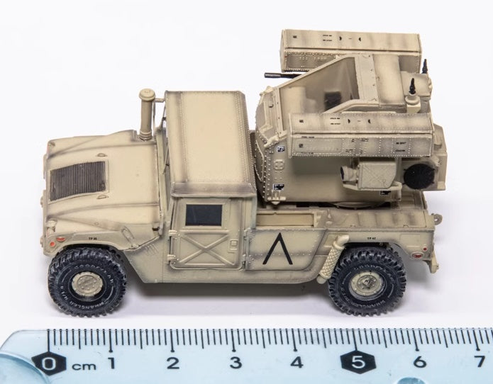 M1097 HMMWV Hummer AN/TWQ-1 Avenger (desert) T-Model 1/72 TF7376