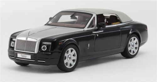 05532BKU Rolls Royce Phantom Drophead Coupe Black Kyosho 1:43 die-cast model