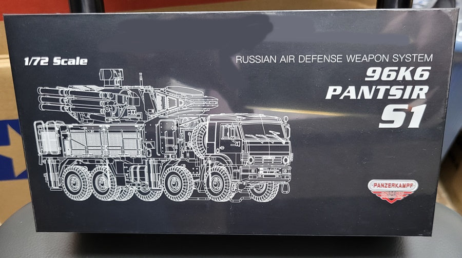 96K6 Pantsir-S1 Russian Air Defense Weapon System PANZERKAMPF 1:72 12214PA