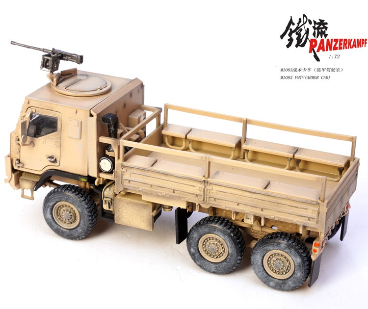 US M1083 Medium Tactical Vehicle with Gun (desert) PANZERKAMPF 1:72 12219PA