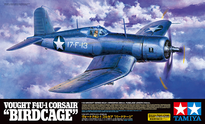 Vought F4U-1 Corsair "Birdcage" TAMIYA 1:32 plastic kit 60324