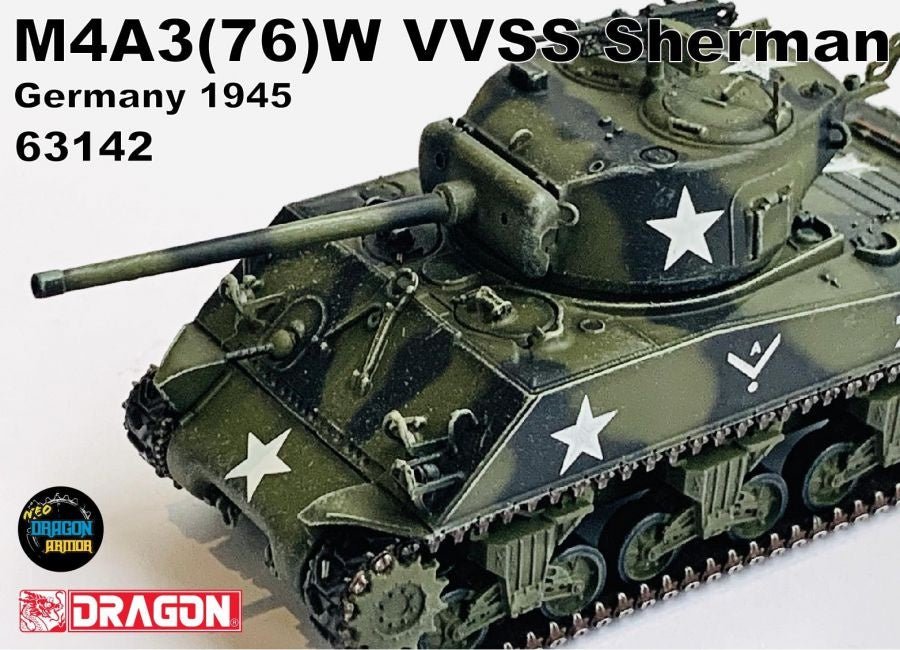 M4A3(76)W VVSS Sherman Germany 1945 DRAGON ARMOR 1/72 63142