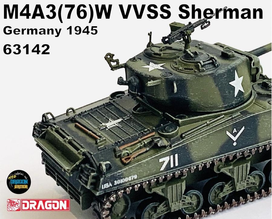 M4A3(76)W VVSS Sherman Germany 1945 DRAGON ARMOR 1/72 63142