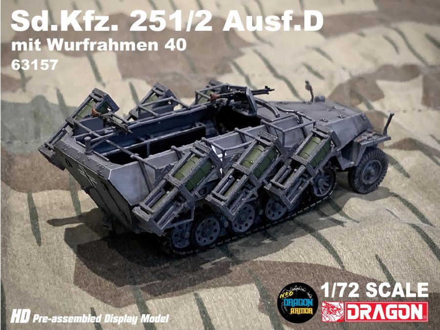 Sd.Kfz. 251/2 Ausf.D mit Wurfrahmen 40 DRAGON ARMOR 1:72 63157