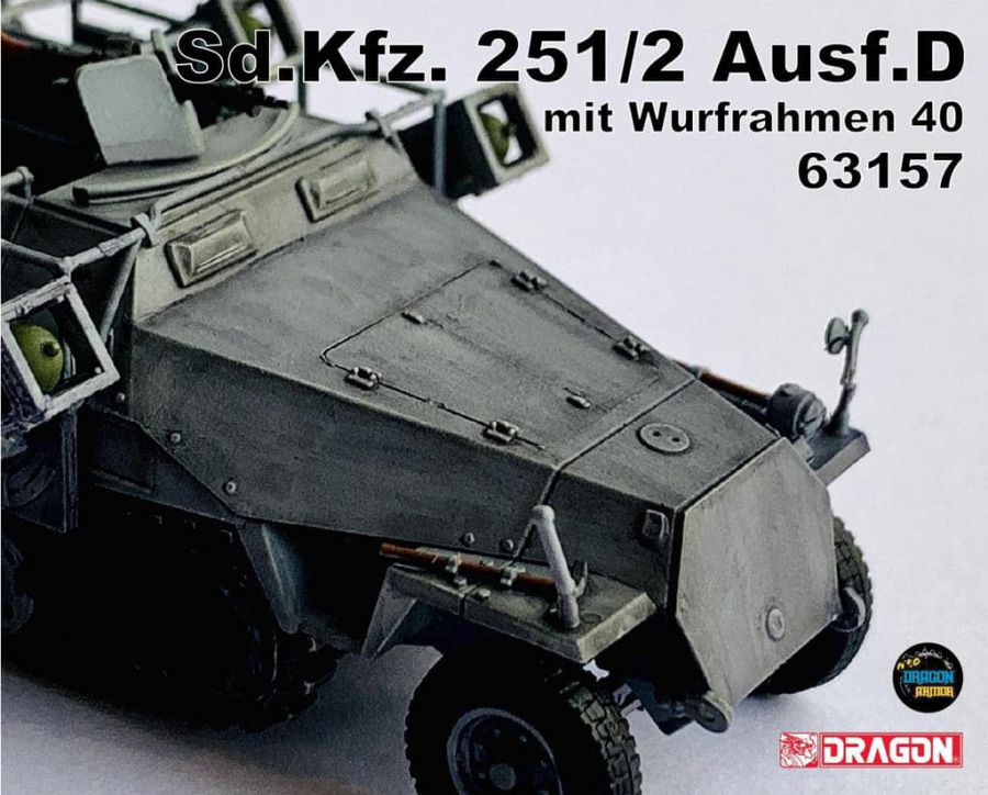 Sd.Kfz. 251/2 Ausf.D mit Wurfrahmen 40 DRAGON ARMOR 1:72 63157