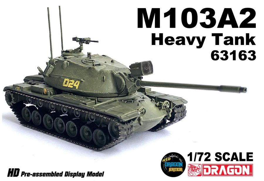 M103A2 Heavy Tank DRAGON ARMOR 1:72 63163