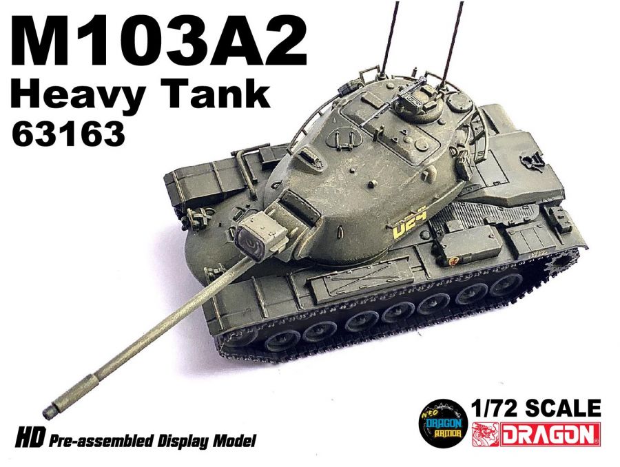 M103A2 Heavy Tank DRAGON ARMOR 1:72 63163